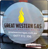 Perfect for business promotion on your Jeep spare wheel cover