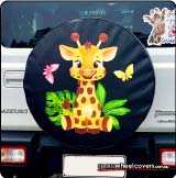 Giraffe cartoon design for this Suzuki Jimny