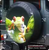 Tree Frog Stock Design Spare Tyre Cover