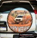 Dirty Weekend Custom Spare Tyre Cover