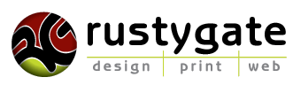 Rusty Gate Print and Design